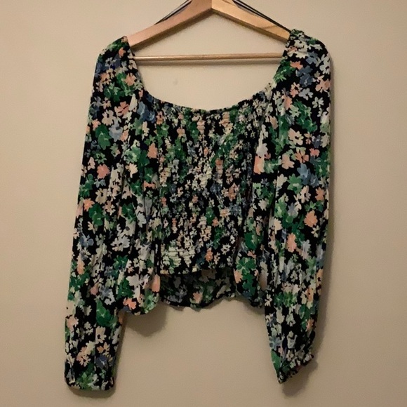 H&M Floral Print Women's Top - Multicolor - Picture 4 of 4